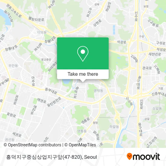 흥덕지구중심상업지구앞(47-820) map