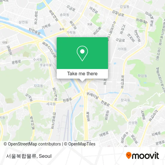 서울복합물류 map