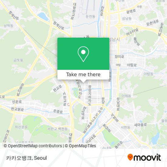 카카오뱅크 map