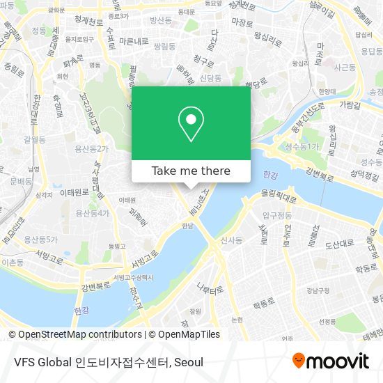 VFS Global 인도비자접수센터 map