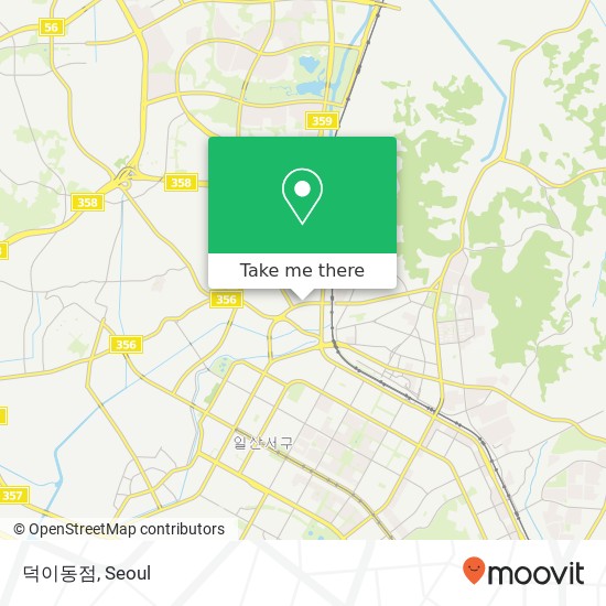 덕이동점 map