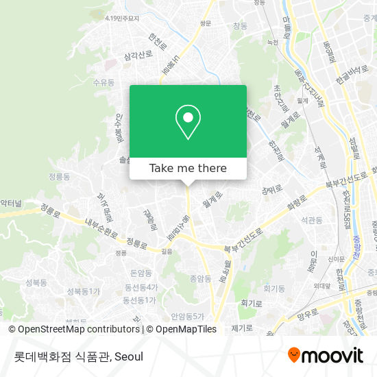 롯데백화점 식품관 map