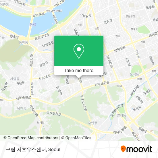 구립 서초유스센터 map