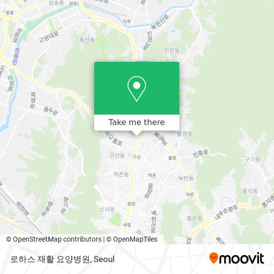 로하스 재활 요양병원 map