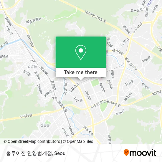 홍루이젠  안양범계점 map