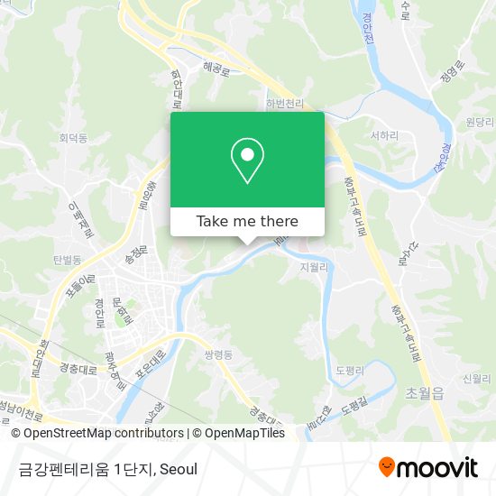 금강펜테리움 1단지 map