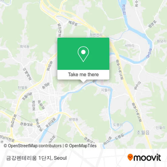 금강펜테리움 1단지 map