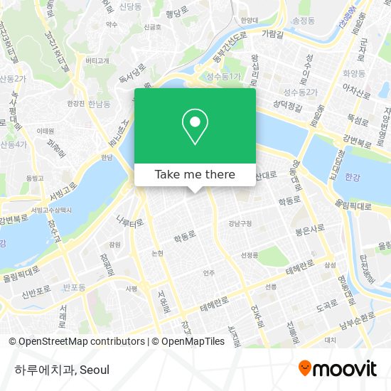 하루에치과 map