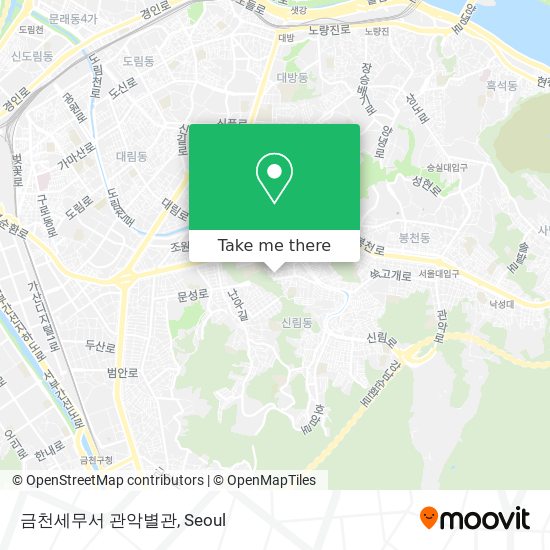 금천세무서 관악별관 map