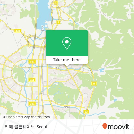 카페 골든웨이브 map