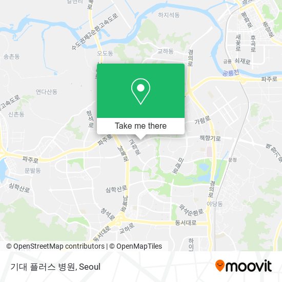 기대 플러스 병원 map