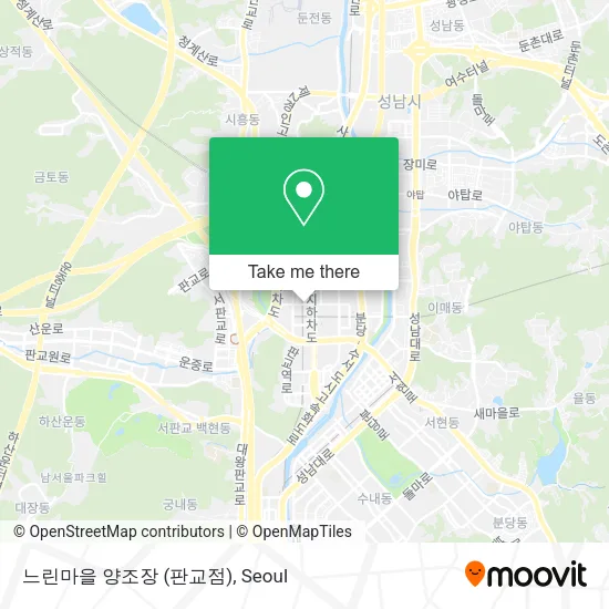 느린마을 양조장 (판교점) map