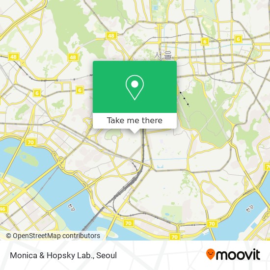 Monica & Hopsky Lab. map