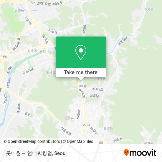 롯데월드 언더씨킹덤 map
