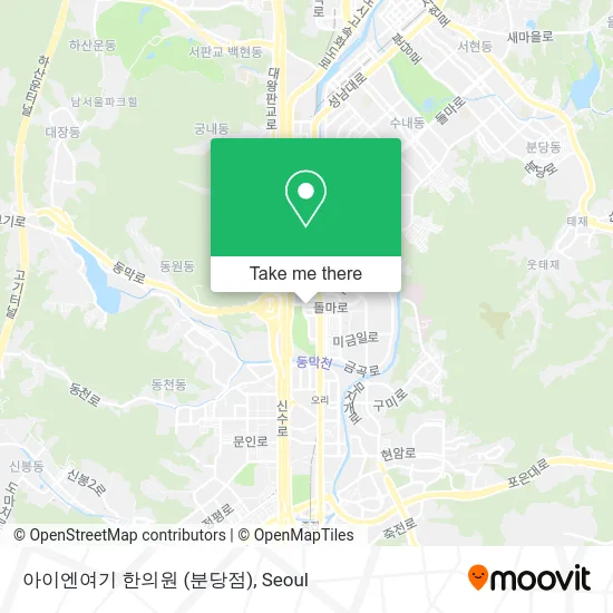아이엔여기 한의원 (분당점) map