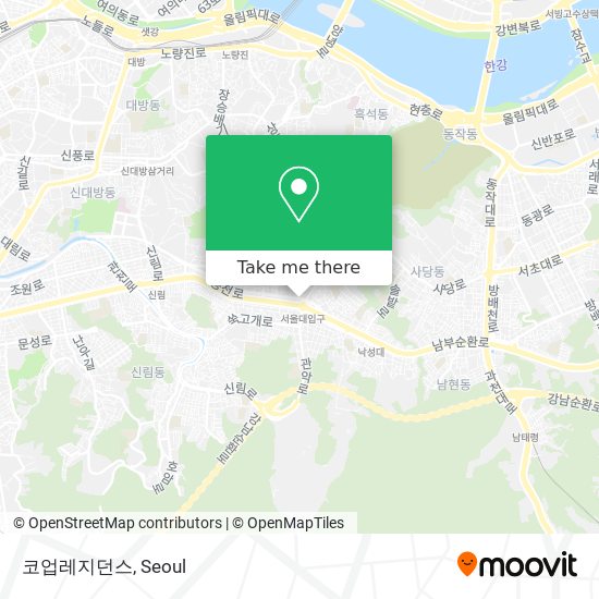 코업레지던스 map