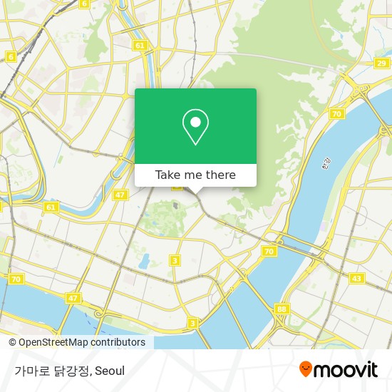 가마로 닭강정 map