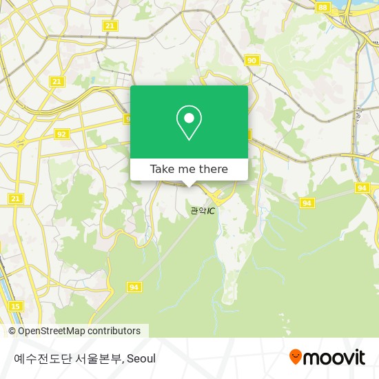 예수전도단 서울본부 map