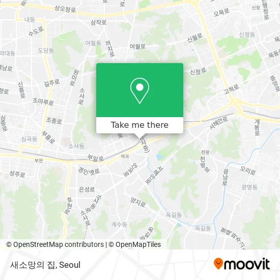 새소망의 집 map