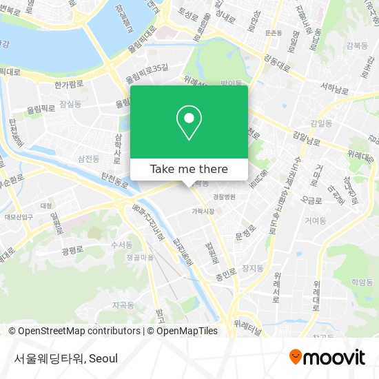 서울웨딩타워 map
