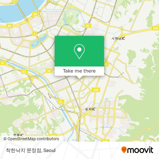 착한낙지 문정점 map