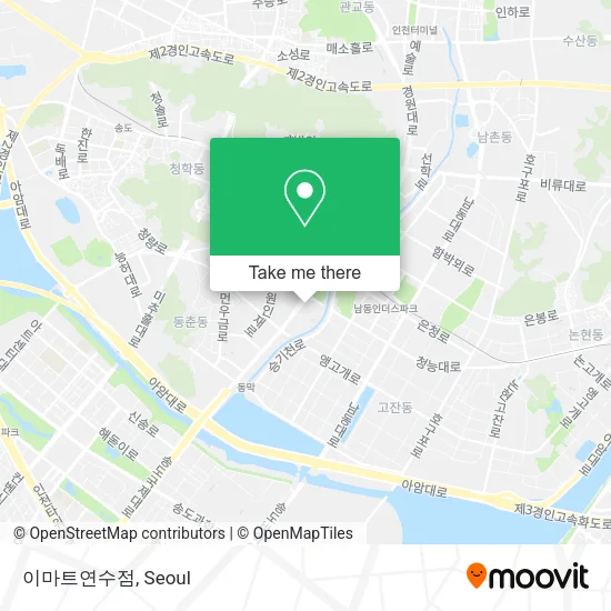 이마트연수점 map