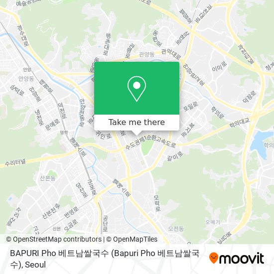 BAPURI Pho 베트남쌀국수 (Bapuri Pho 베트남쌀국수) map