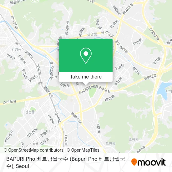 BAPURI Pho 베트남쌀국수 (Bapuri Pho 베트남쌀국수) map