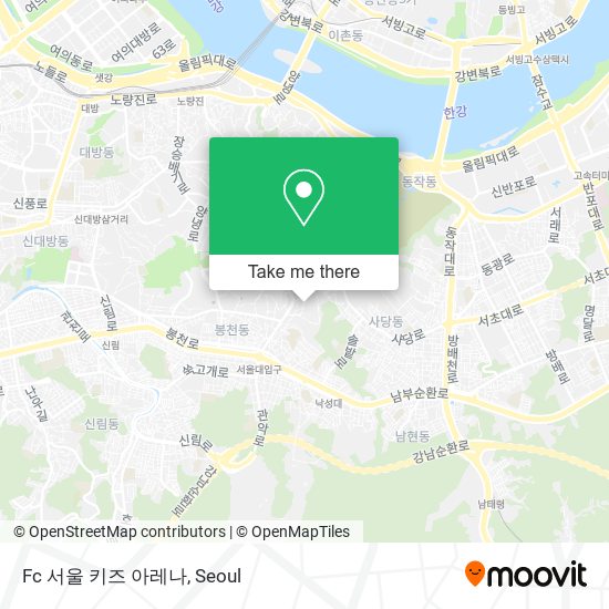 Fc 서울 키즈 아레나 map