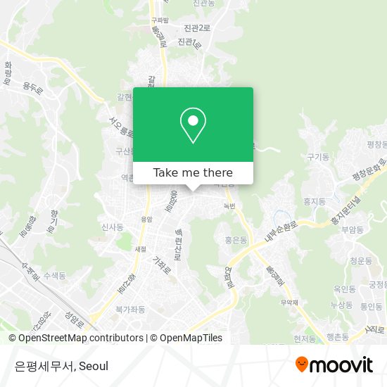 은평세무서 map