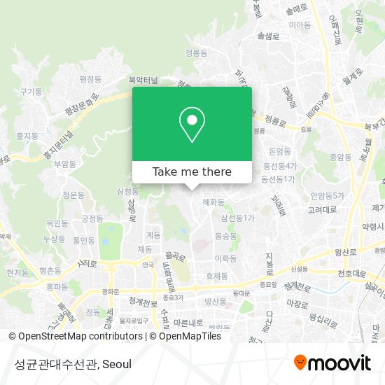 성균관대수선관 map