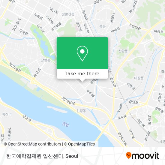 한국예탁결제원 일산센터 map