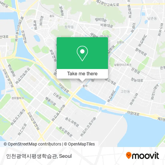 인천광역시평생학습관 map