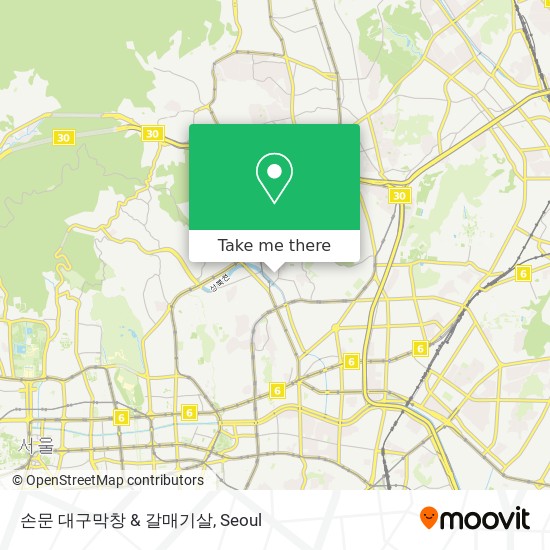 손문 대구막창 & 갈매기살 map