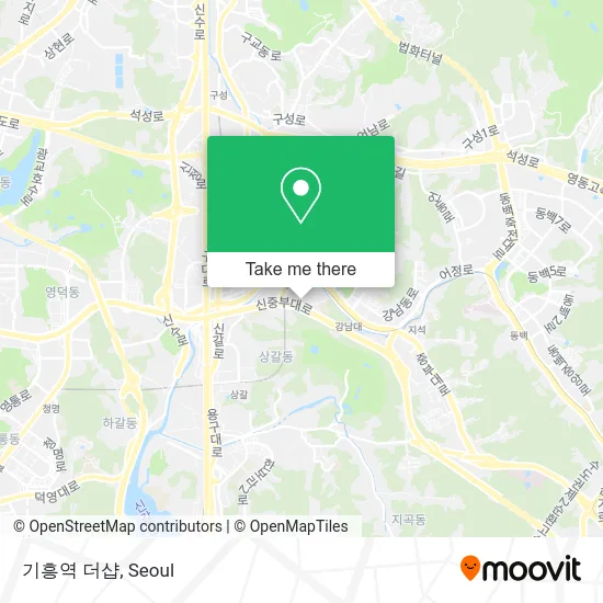 기흥역 더샵 map