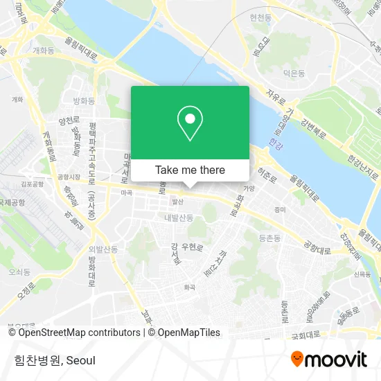 힘찬병원 map