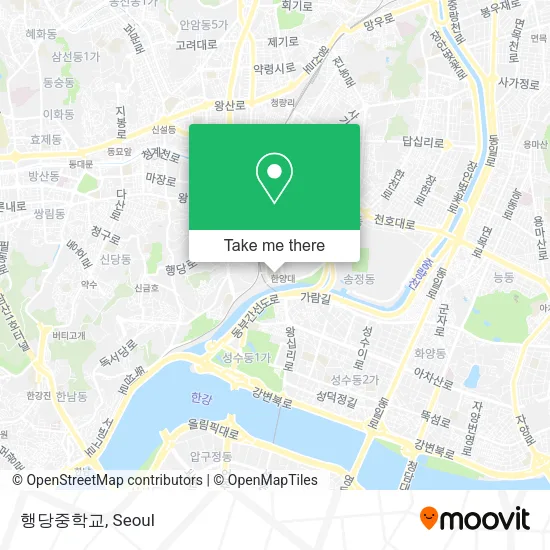 행당중학교 map