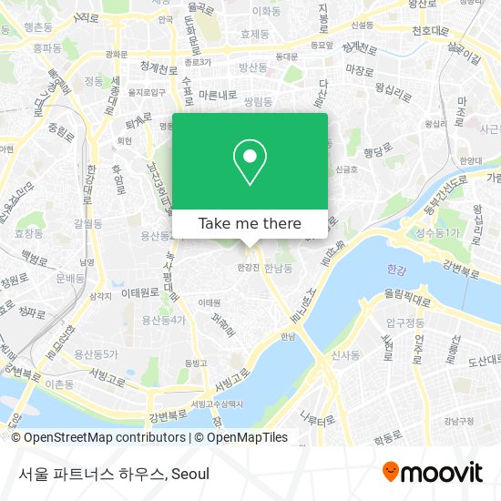 서울 파트너스 하우스 map