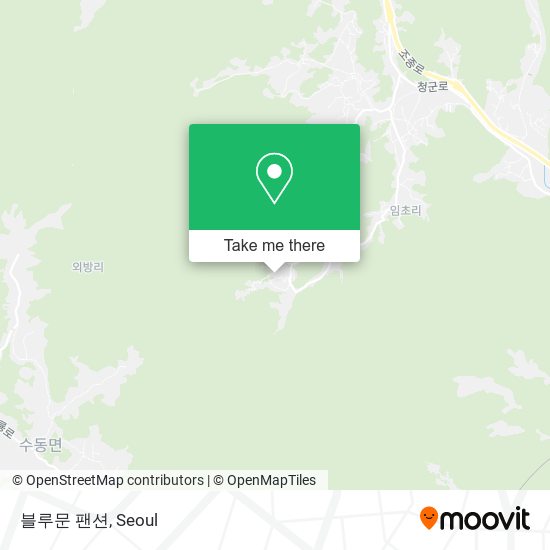 블루문 팬션 map