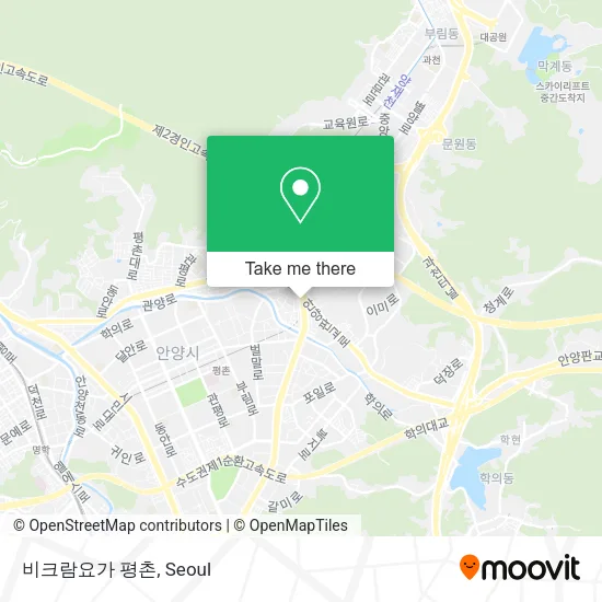 비크람요가 평촌 map
