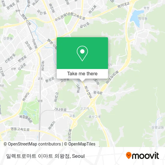일렉트로마트 이마트 의왕점 map