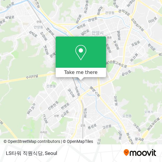 LS타워 직원식당 map