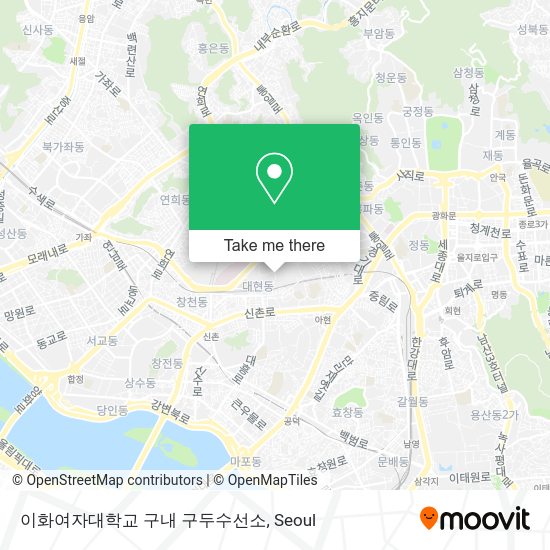 이화여자대학교 구내 구두수선소 map