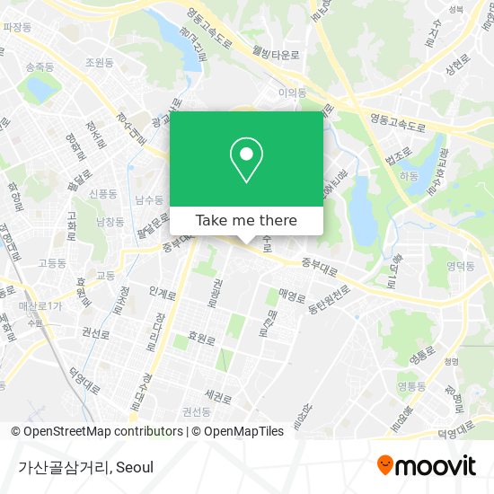 가산골삼거리 map