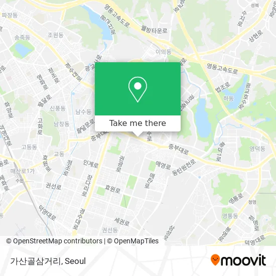 가산골삼거리 map