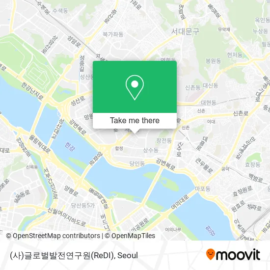 (사)글로벌발전연구원(ReDI) map