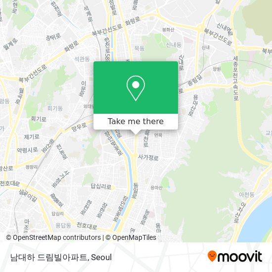 남대하 드림빌아파트 map