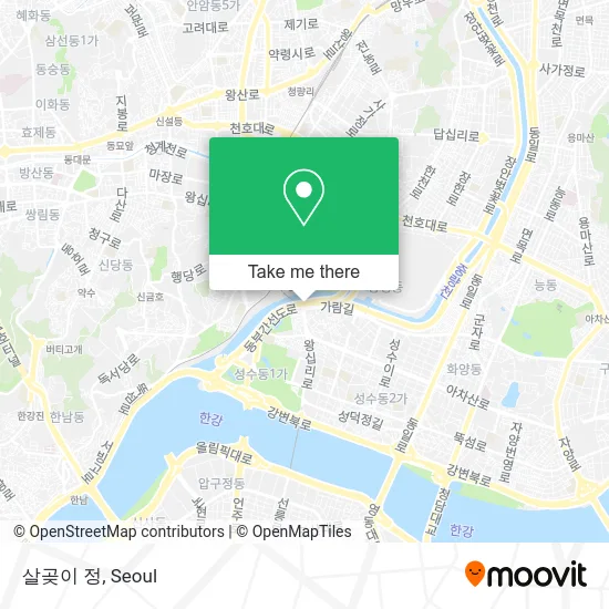 살곶이 정 map