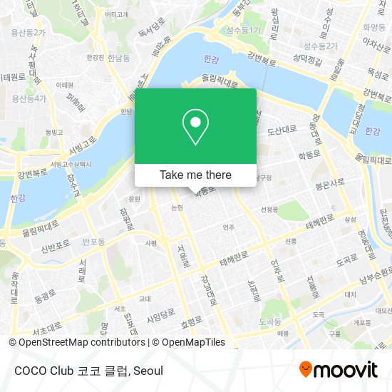 COCO Club 코코 클럽 map