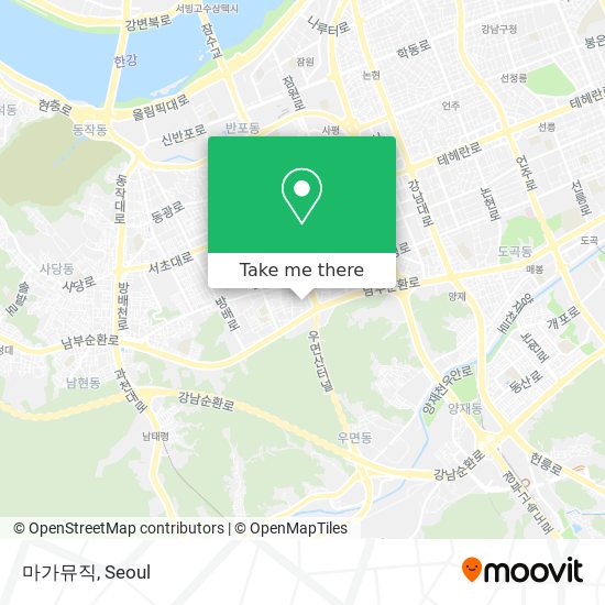 마가뮤직 map